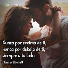 Cada día treats days individually, one by one. Frases Para Parejas Frases De Nunca Por Encima De Ti Nunca Por Debajo De Ti Siempre A Tu Lado Frases De Pareja Fotos De Amor Amor De Pareja Frases