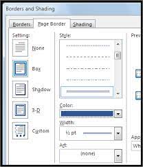 Microsoft Office Tutorials Add Change Or Delete Borders From Documents Or Pictures