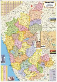 Road map of karnataka showing the major roads, district headquaters, state boundaries etc. Buy Karnataka Map Book Online At Low Prices In India Karnataka Map Reviews Ratings Amazon In