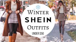 All opinions expressed in this post are my own. Shein Winter Outfits Under 50 Winter Coats Jackets Try On Haul Youtube