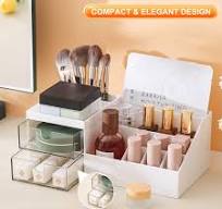 Schmink Organizer, Make Up Aufbewahrung Organizers, Schminktisch Kosmetik  Organizer mit Schubladen, Cosmetic Orgenizerboxen Schminke für Beauty  Pinsel ...