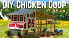 Ultimate Backyard Chicken Coop Build | How To DIY - YouTube