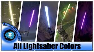 Lightsaber colors are earned as part of the star wars jedi: Jedi Fallen Order All Lightsaber Colors Combat Showcase Youtube