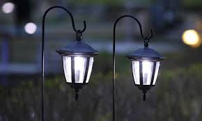 The mason jar lids containing string lights are waterproof and can work even on rainy and snowy days. Hanging Solar Lights Outdoor With Metal Stakes 2 Pack Waterproof Led Edison Bulbs Garden Solar Pathway Lights Lamp For Patio Yard Lawn Landscape Tree Decor Gold Lanterns Tabletop Lighting Biquinismaranata Com Br