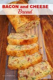 Very Tasty Quick Bacon And Cheese Bread Recipe Which Can Be Served As A Snack Or As An Addition To A Savory P Savory Snacks Bread Recipes Homemade Cheese Bread