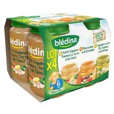 Bledina Petits Pots 2x Petits Legumes Pdt Colin 1x Ratatouille 1x Legumes Vert Riz Saumon 4x200 G Des 6 Mois Nourriture Pour Enfants Bledina Legume Vert