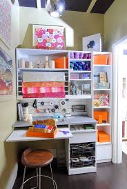 Patty enthusiastically says that having a place to put her sewing machine and her necessary sewing supplies keeps her room. Sewing Room Ideas For Small Spaces 2021
