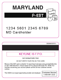 Enter your p‑ebt card number and follow the prompts. Pandemic Electronic Benefit Transfer P Ebt Program Maryland Department Of Human Services