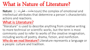 The largest collection of literature study guides, lesson plans & educational resources for students & teachers. What Is Nature Of Literature Crash Course Notes In Description Box Urdu And Hindi Pdf Youtube
