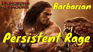 But i want to limit what damage type you can change a spell to, based. D D 5e Persistent Rage Barbarian Youtube