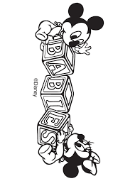 Print this drawing for your kids. Baby Minnie Mouse Printables Novocom Top