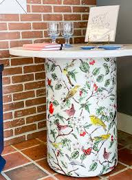 Review decoupage coffee table are part of high home designs and structure reference ideas. How To Decoupage A Table With Wallpaper Add Wallpaper To Any Furniture