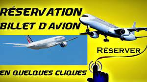 Comment Reserver Un Billet D Avion Youtube