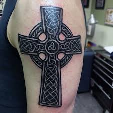 The celtic cross tattoo has several variations, but the basic design includes a cross with a tall vertical tier with two shorter arms to the sides. 100 Of The Most Amazing Celtic Tattoos Inspirational Tattoo Ideas