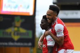 Daniel podence netted the winner after gabriel magalhaes had equalised for the gunners following pedro neto's opener. How Pierre Emerick Aubameyang Reacted To Bukayo Saka S Stunning Goal Vs Wolves Football London
