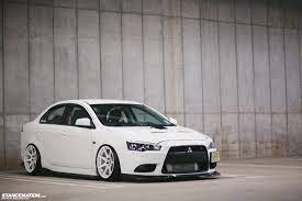 What Evo Fernandos Mitsubishi Ralliart Stancenation Form Function Mitsubishi Lancer Mitsubishi Ralliart Mitsubishi Lancer Evolution