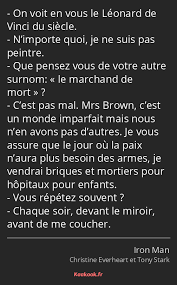 Les exemples vous aident à traduire le mot ou l'expression cherchés dans des contextes variés. Citation On Voit En Vous Le Leonard De Vinci Du Siecle Kaakook