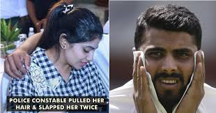 Rivaba jadeja, ravindra jadeja's wife. Police Constable Misbehaved With Jadeja S Wife Pulled Her Hair Slapped Her Rvcj Media
