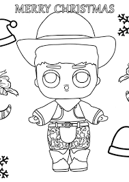 Supercoloring.com is a super fun for all ages: Lol Christmas Coloring Pages Free Printable Of Christmas Dolls