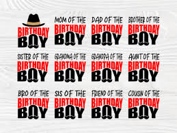 Download Birthday Boy Svg Family Shirt Svg Files Graphic By Tonisartstudio Creative Fabrica
