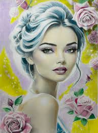 Freebee from the book Mother's Day Jubilee by Ilene Vick. I used Kalour  pencils, Crayola skin tone pencils and soft pastels for the background