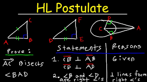 Hypotenuse Leg Theorem Hl Postulate Two Column Proofs Youtube