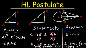 Word problems on real time application are available. Hypotenuse Leg Theorem Hl Postulate Two Column Proofs Youtube