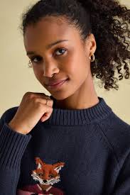 Christmas jumper sequin fox official jumper