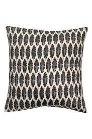 Housse De Coussin A Motif Housse De Coussin Motifs Noir Et Blanc Et Housses