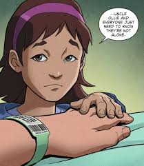 Uncle Ollie and everyone just need to know they're not alone.” — Lian  Harper in: "Young Justice: Targets: #4"