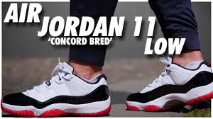 Air Jordan 11 Low Concord Bred Youtube