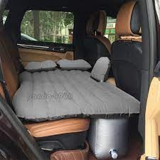 When you're living in your car or on a long road trip, you're gonna want a good nights sleep! Inflatable Travel Car Mattress Air Bed Back Seat Sleep Rest Mat With Pillow Pump Home Garden Furniture Beds Matt Car Mattress Backseat Bed Air Mattress