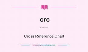 Crc Cross Reference Chart In Undefined By Acronymsandslang Com