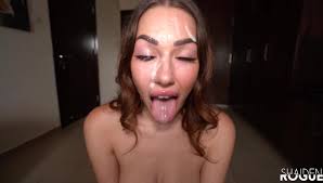 Get turned on by Shaiden Rogue's insatiable desire for cumshots and facials