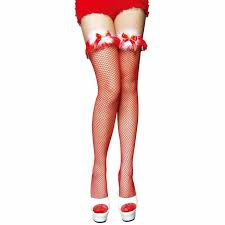 Thigh high tights or stockings may be just what you need. 2021 Women Thigh High Fishnet Stockings Christmas Bowknot Stockings Female Sexy Red Xmas Hosiery Xmas Gifts From Gl8888 4 73 Dhgate Com