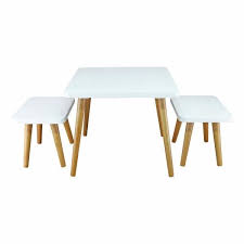 Step2's kids table & chairs sets are perfect for any toddler activity. American Trails White And Maple 3 Piece Easel Kids Table And Chair Set 560 31 The Home Depot