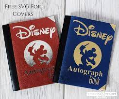 Every single character had been hand drawn and colored by me usic copic marker. Diy Disney Autograph Book With Free Printables Svg Cut Files The Technomad Family