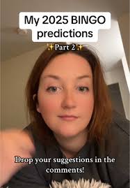 2025 Bingo Card Predictions: Part 2 Ideas