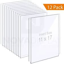 Easy Access Acrylic Holder 1 8 Clear Acrylic Frame Tabloid Format Clear Acrylic Frame Display Acrylic