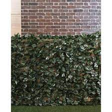 5 best faux ivy privacy fencing; Dark Green Ivy Fence