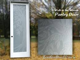 Designed by you, for you. Pantry Door With Frosted Glass And Nature Theme Etched Glass Doors Florida