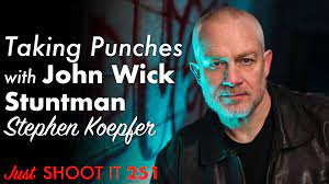 Sambo expert and stunt performer stephen koepfer was brought in to help manage this sambo scene. Taking Punches With John Wick Stuntman Stephen Koepfer Just Shoot It 251 Just Shoot It Podcast