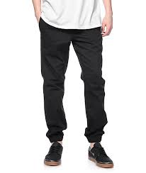 free world remy black jogger pants