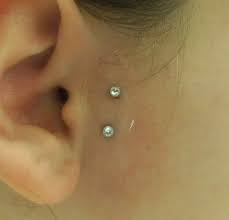 Double Ear Dermal Cool Ear Piercings Microdermal Piercing Dermal Piercing