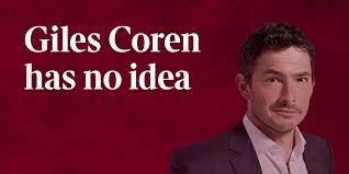 Giles coren has no idea. Giles Coren Has No Idea The Times And The Sunday Times