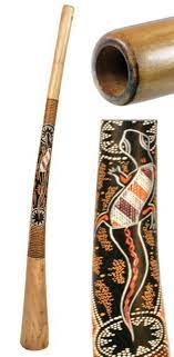 Didgeridoo Teak Wood Painted 59 Inch Musical Instruments