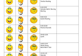 smiley face behavior chart template free 102 best printable