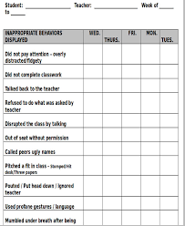 Printable Behavior Charts For School Shop Fresh