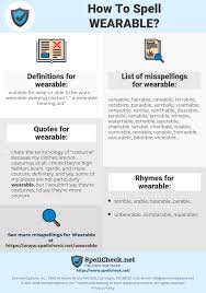 Shirts were originally pieces of clothing that were worn by men as undergarments. How To Spell Wearable And How To Misspell It Too Spellcheck Net