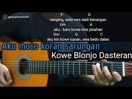 Kunci Gitar Mendung Tanpo Udan Ndarboy Genk Gampang Buat Genjreng Di Tongkrongan Youtube
